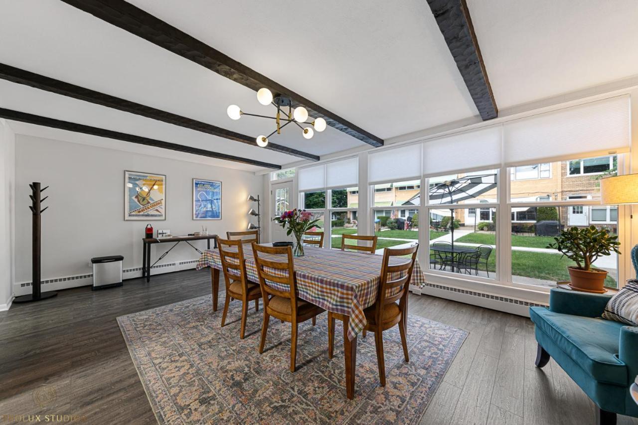 Вилла Northside Famlynest Lincoln Sq 4Br 2Ba 2P Rare Find Чикаго Экстерьер фото
