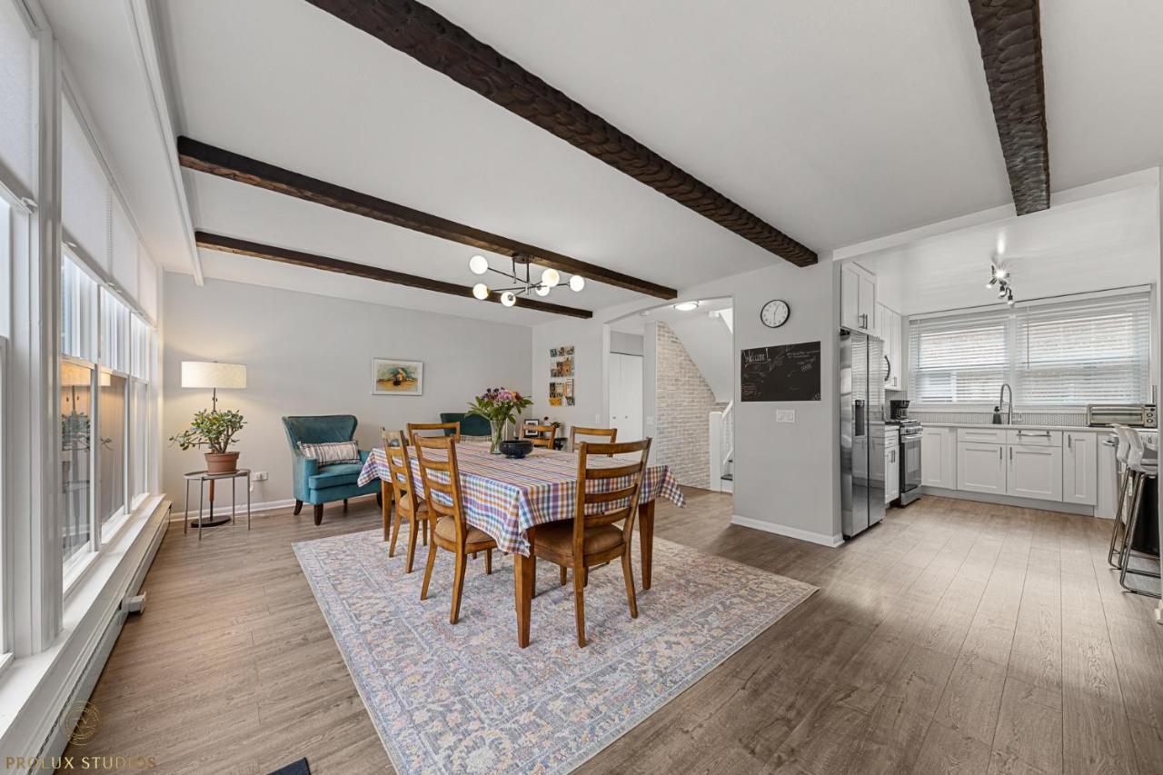 Вилла Northside Famlynest Lincoln Sq 4Br 2Ba 2P Rare Find Чикаго Экстерьер фото